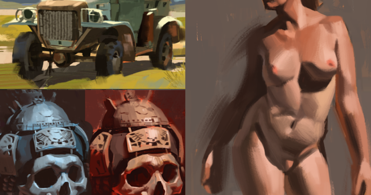 Digital paiting bundle – From Beginner to even Better Beginner! by moderndayjames