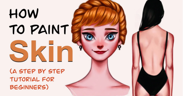 How to Paint Skin – A step by step tutorial for beginners  – Banashree Das