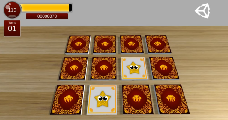 Unity Game Tutorial – 3D Memory Game & 3D Matching Game