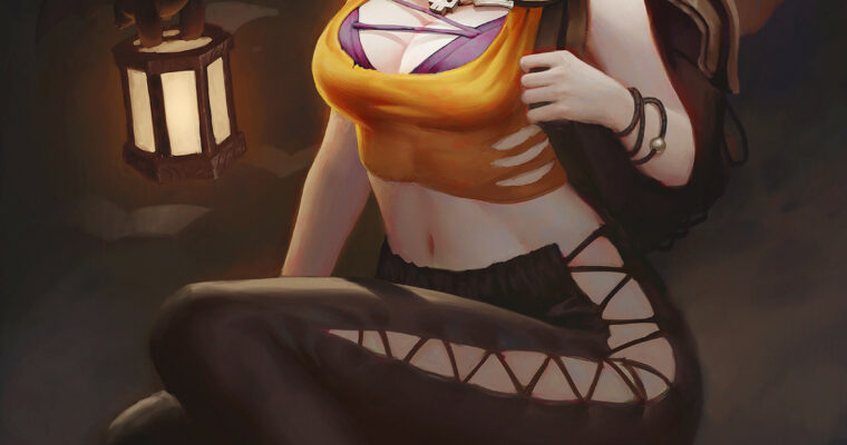 Halloween Girl – Full spine process by Dao Trong Le