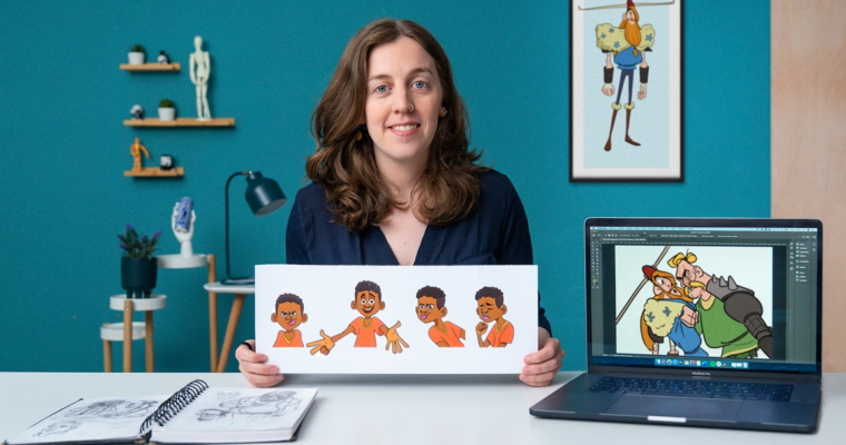 Creation of characters for animation – shapes, color and expression