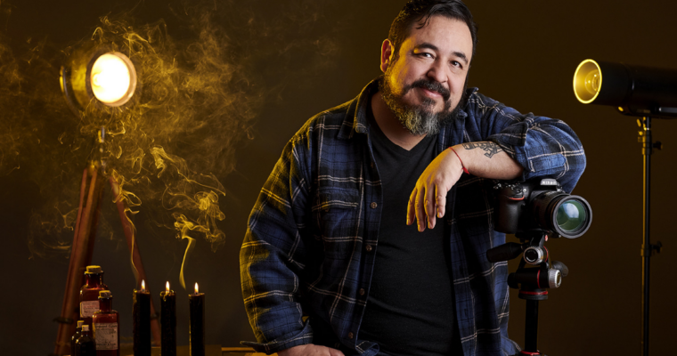 Retrato conceptual dark