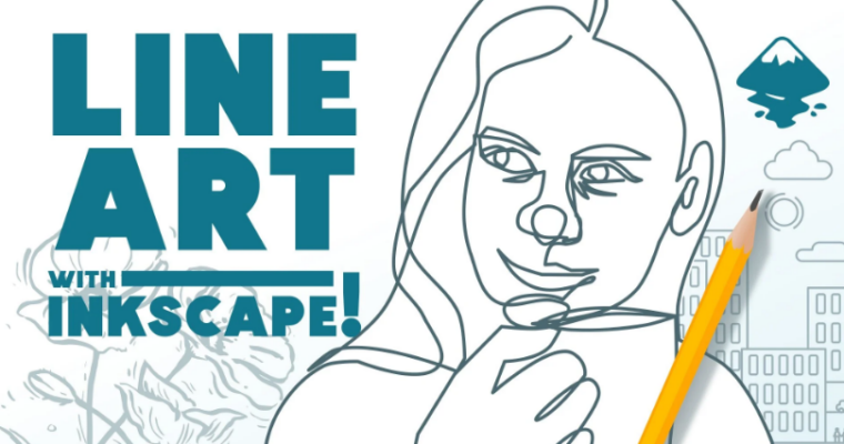 Draw vector line art illustrations with Inkscape!