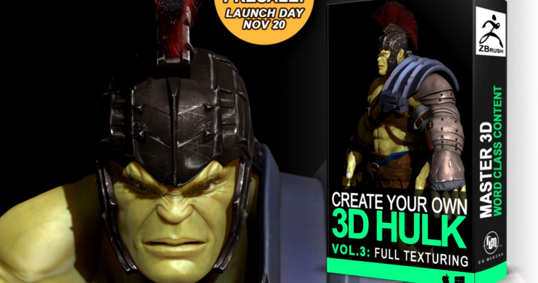 Crea tu propio Hulk Vol.3 – Texturizado