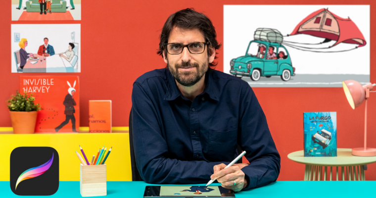 Animated Illustration in Procreate Tell a Story with Movement (Ilustración animada con Procreate: cuenta una historia en movimiento – Spanish, Multisub)