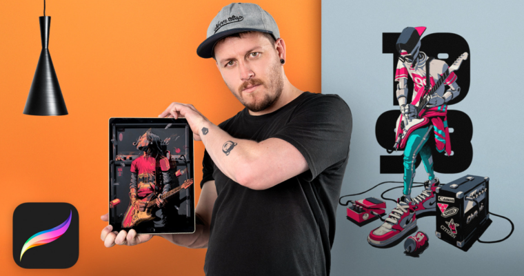 Illustration with Rhythm and Soul on Procreate (Ilustración a todo volumen con Procreate – Spanish, Multisub)