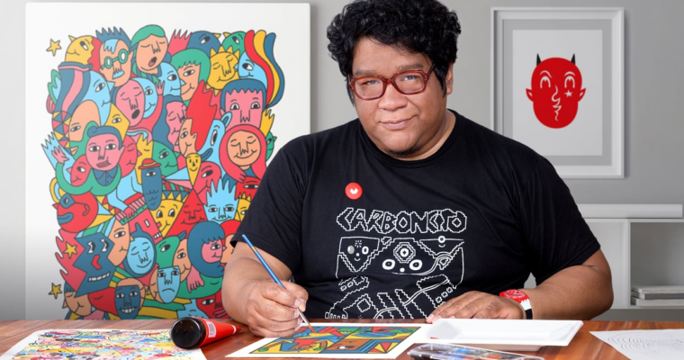 Ilustracion manual inspirada en tecnicas digitales (Spanish)