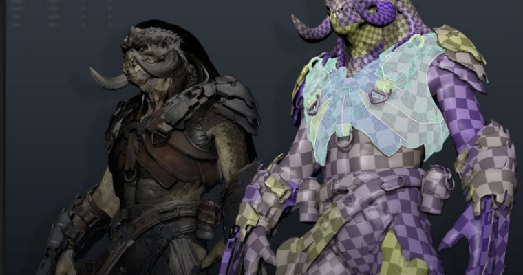 Introduction to the UV Toolkit in Autodesk Maya 2018 (English, Russian)