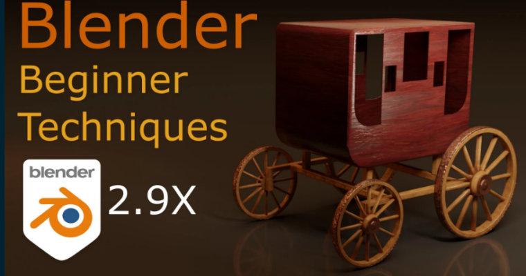 Beginner Blender Basics – Making a Stagecoach
