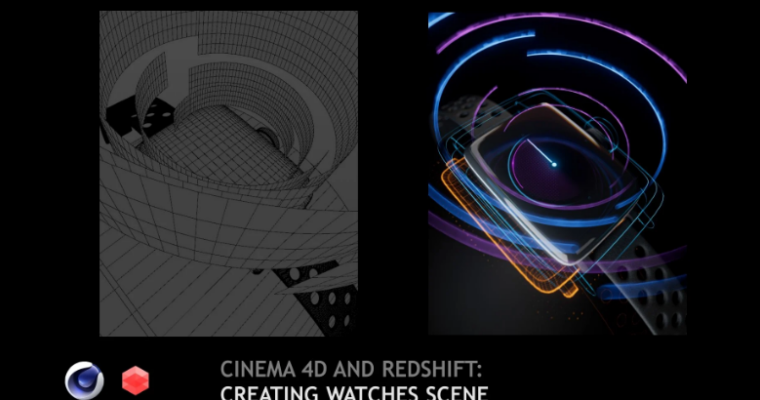 Cinema 4D Creating Watches scene
