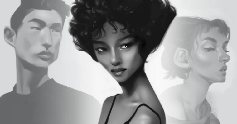 Digital Painting in Photoshop – Create a Stylized Portrait