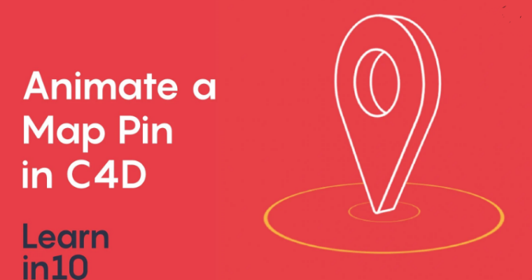 Learn in 10 – 3D Map Pin Loop Animation