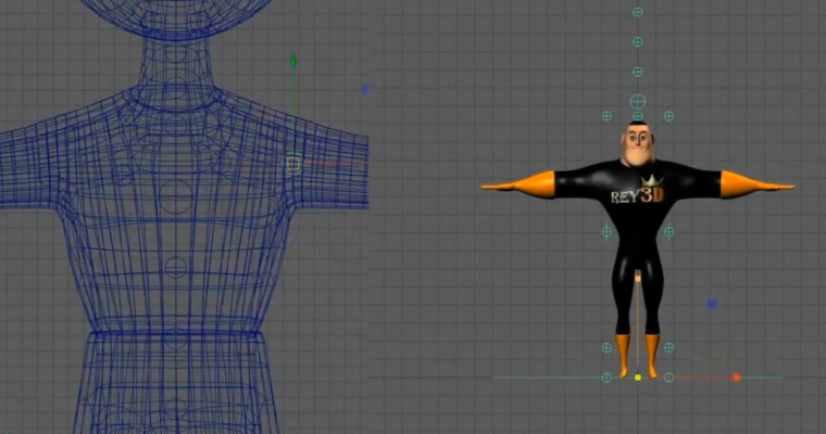 Rigging for characters in Maya made easy in only 60 minutes
