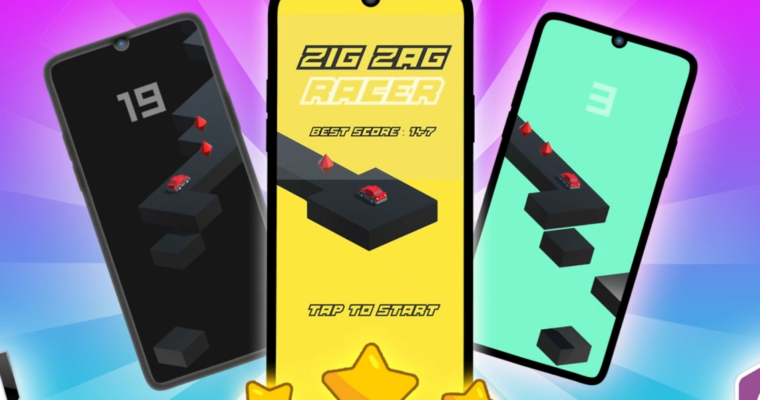 Unity Android 2021 – Build 3D ZigZag Racing Game with C#