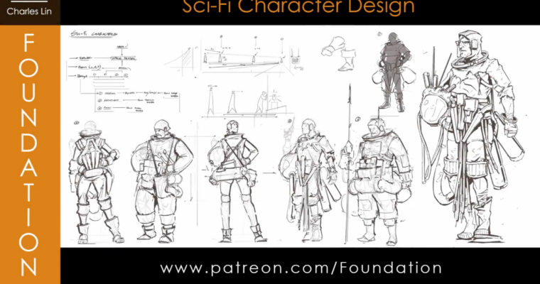Foundation Patreon – Sci-Fi Character Design with Charles Lin