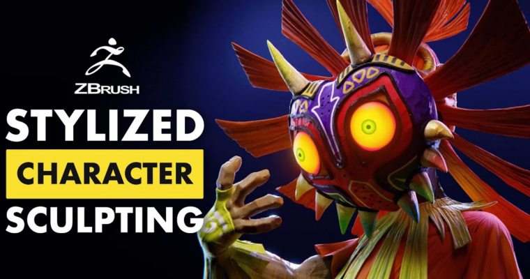 Stylized Character Sculpting in ZBrush – Majora & Skull Kid