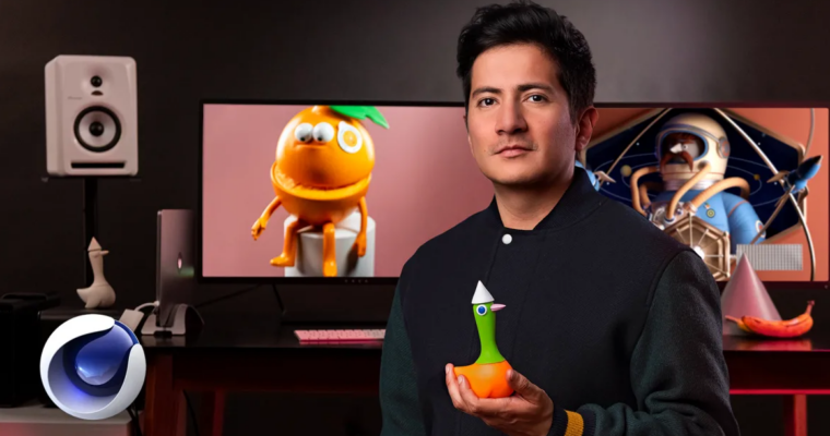 3D Illustration with Cinema 4D (Ilustración 3D con Cinema 4D – Aarón Martínez – Spanish, Eng sub)