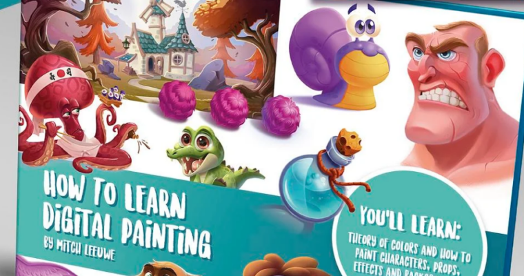 How to paint ebook & video by Mitch Leeuwe