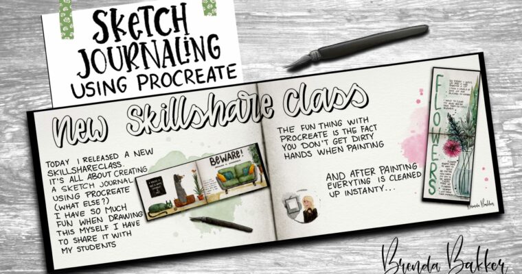 Creating a Lovely Sketch Journal Using Procrate