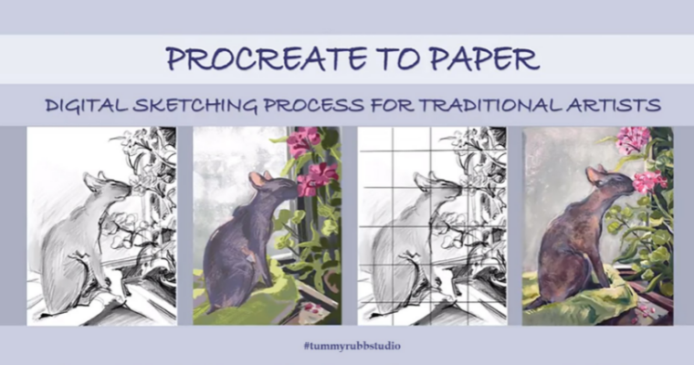 Procreate to Paper Digital Sketching Process for Traditional Artists – Ksenia Annis