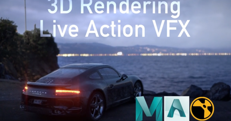 Arnold, Maya, Nuke – Intro to 3D Rendering Live Action VFX