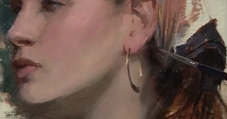 Portrait Painting by Jeremy Lipking