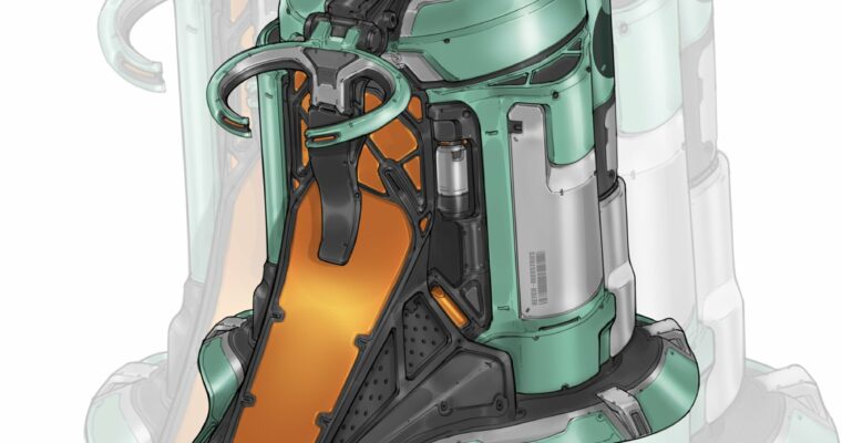 Hardsurface Designing In 2D Photoshop