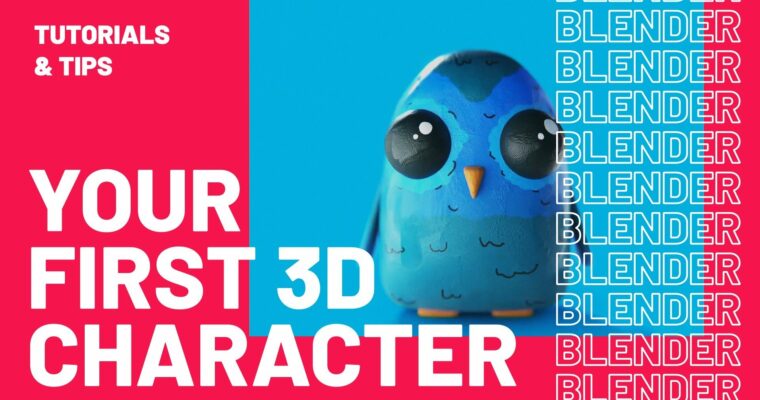 Blender – Your First Easy 3D Character, Step By Step by Juandre Lab