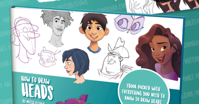 How to draw heads ebook & video by Mitch Leeuwe