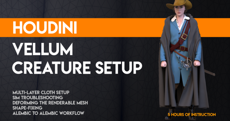Houdini Vellum Creature Setup