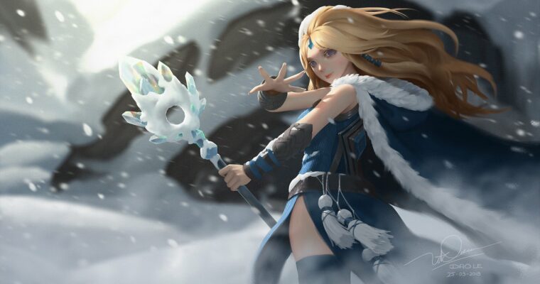 Ice Princess: Full video process + Brushes by Dao Trong Le