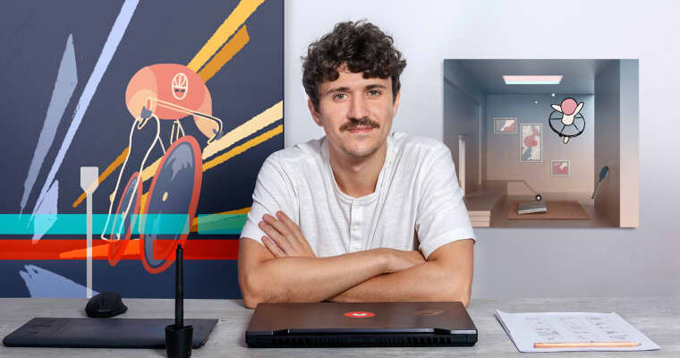 Combined 2D illustration and 3D animation techniques – Técnicas combinadas de ilustración 2D y animación 3D (Spanish, Multisub)