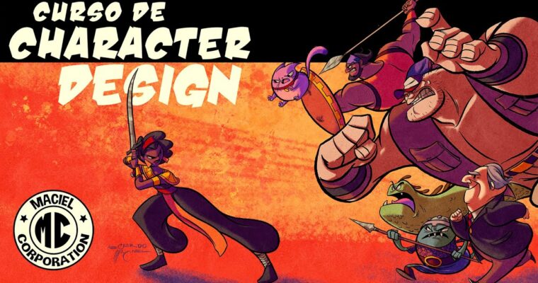 Curso de Character Design (PT-BR, Eng Sub)