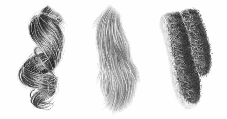 Drawing Realistic Hair and Beard with Graphite