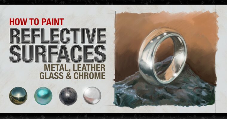 How to Paint Reflective Surfaces – Metal, Leather, Glass and Chrome by JW Learning