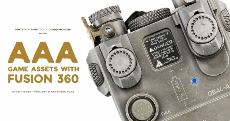 AAA Game Assets with Fusion 360 Tutorial by Duard Mostert