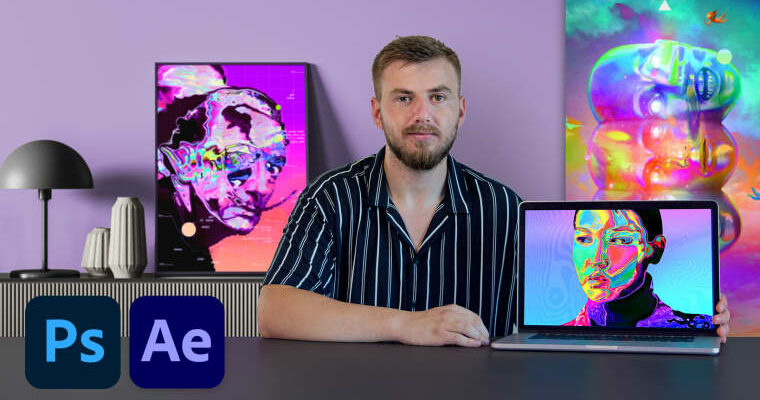 Abstract Portraiture with Photoshop and After Effects (Retratos abstractos con Photoshop y After Effects – Spanish, Multisub) (Update)