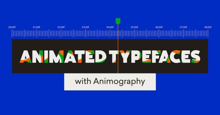 Animated Typefaces with Animography