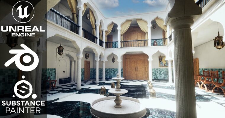 Creating a Moroccan Riad Environment in Unreal Engine 5