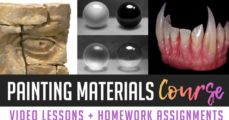Painting Materials Course – Foundation Lessons (1-8) by Clint Cearley