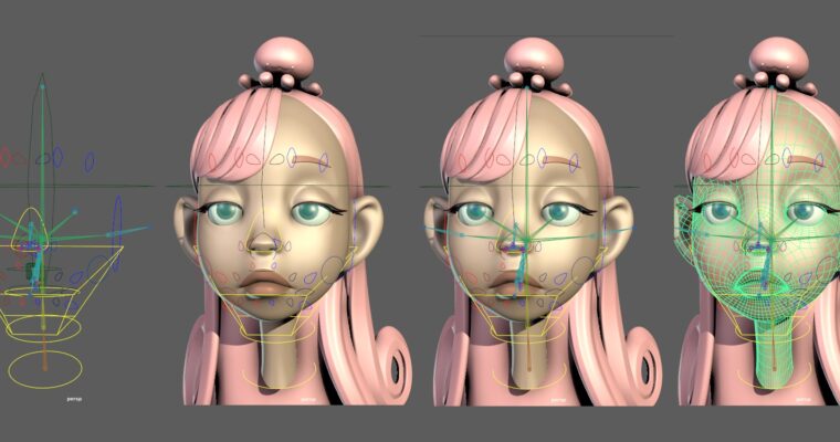 Character Facial Rigging for Production (English, Russian)
