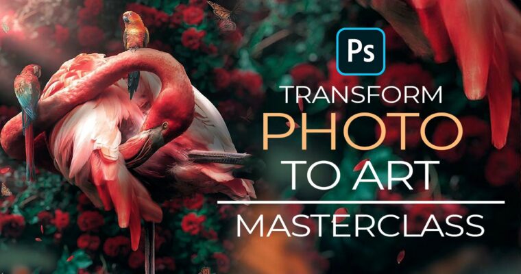Fine Art Funky Flamingo in Photoshop Masterclass