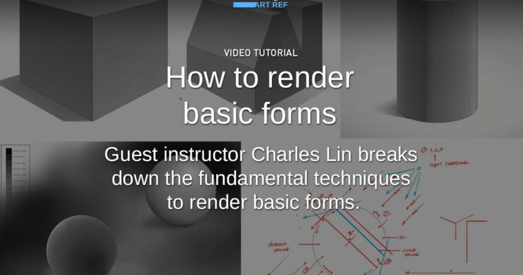 How To Render Basic Forms by Charles Lin (Geo Art Ref)