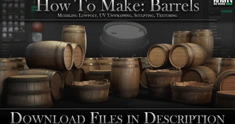 How to Make a Barrel (Wooden Barrel – Mini Tutorial) by Soul Exist