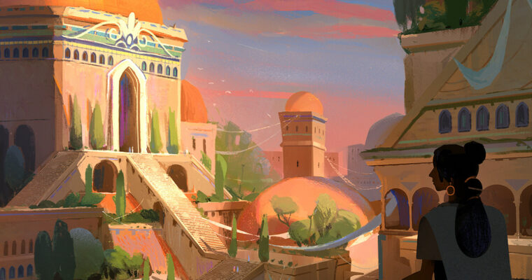 Mandarin Palace – From 3D blockout to Stylized painting by Florian Coudray