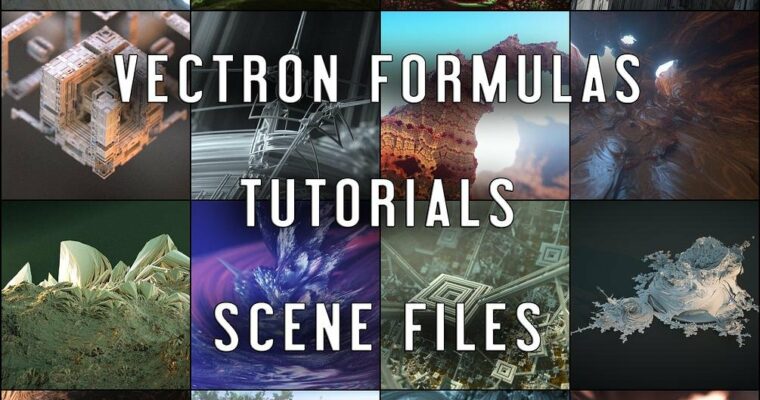 Octane Vectron Fractal PACK N°2 – Tutorials – Cinema 4D & Blender scenes by Machina Infinitum