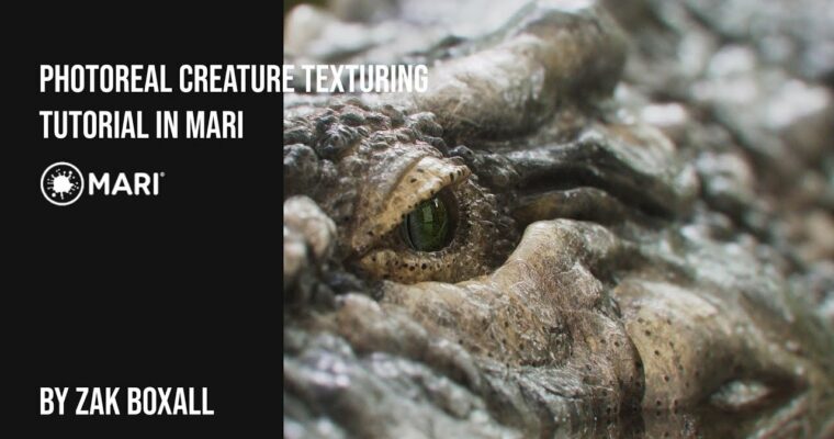 REALISTIC Creature Texturing Painting Tutorial Mari Zak Boxall