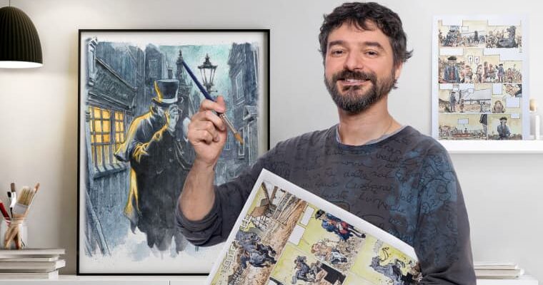 Watercolor Coloring for Comics and Illustrations (Spanish, Eng subs)