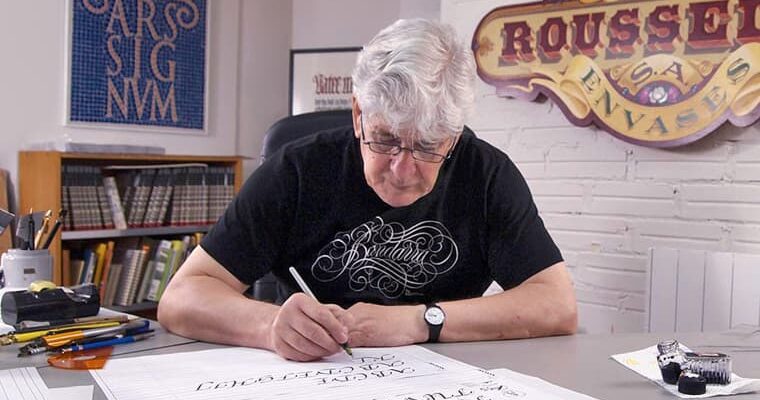 Calligraphy for an Ex Libris (Spanish, Multisub)