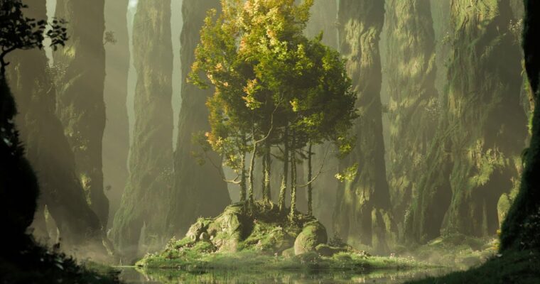 Creating High-Resolution Custom Trees Using SpeedTree